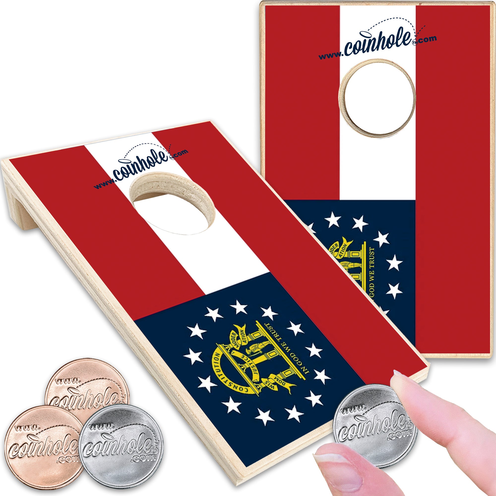 Georgia State Flag Coinhole®
