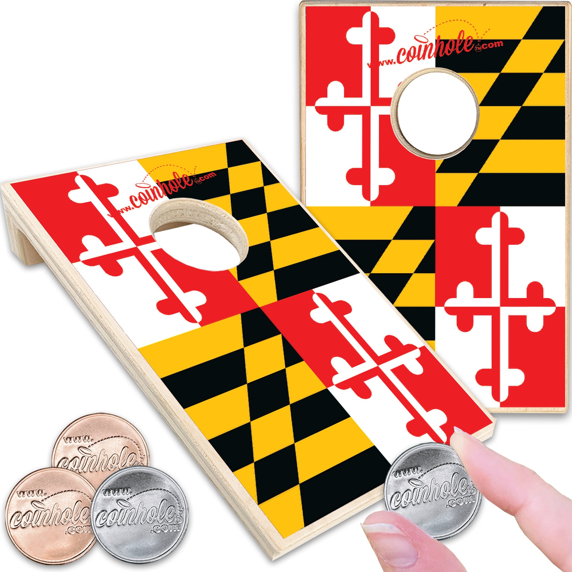 Maryland State Flag Coinhole®