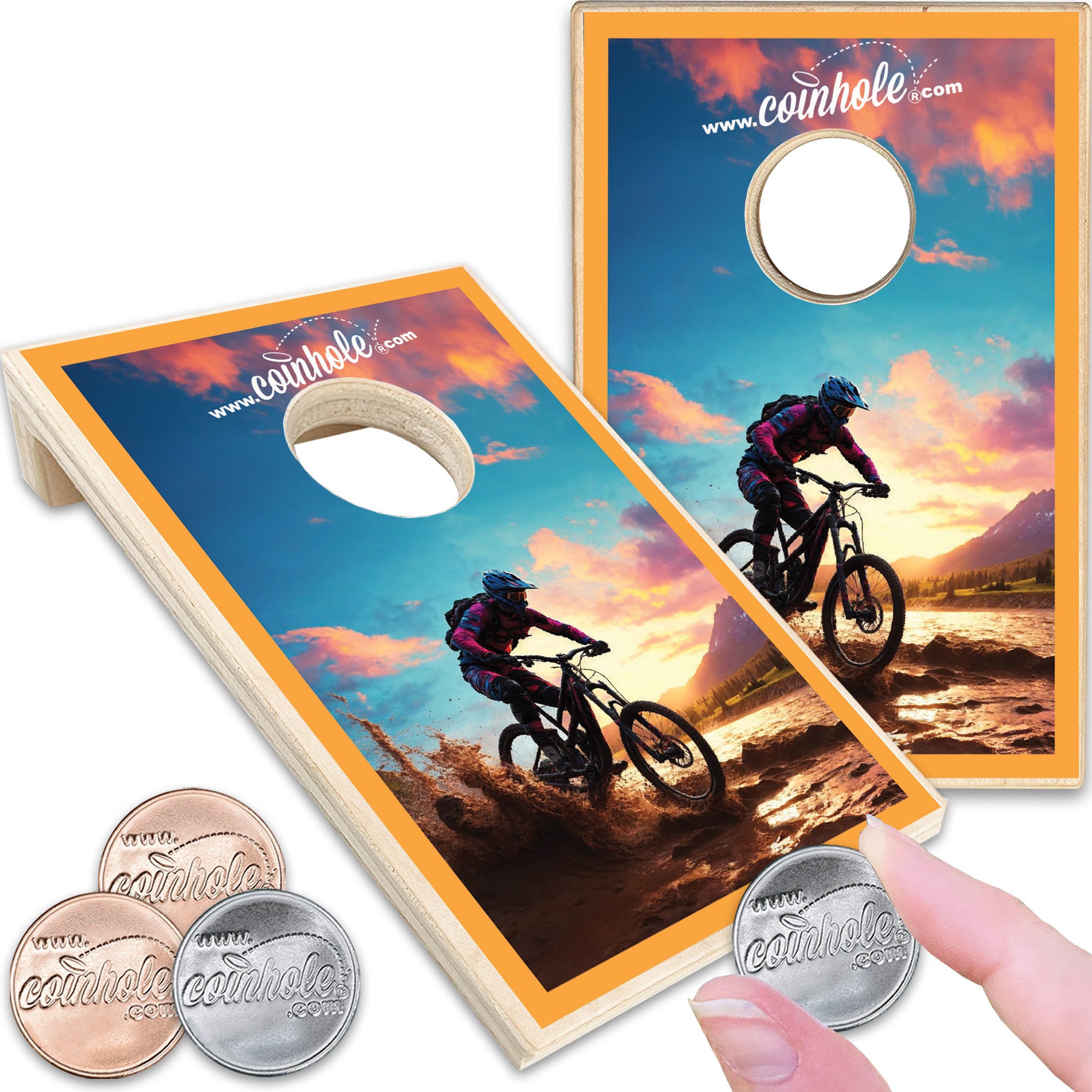 Mountain Biking Coinhole®