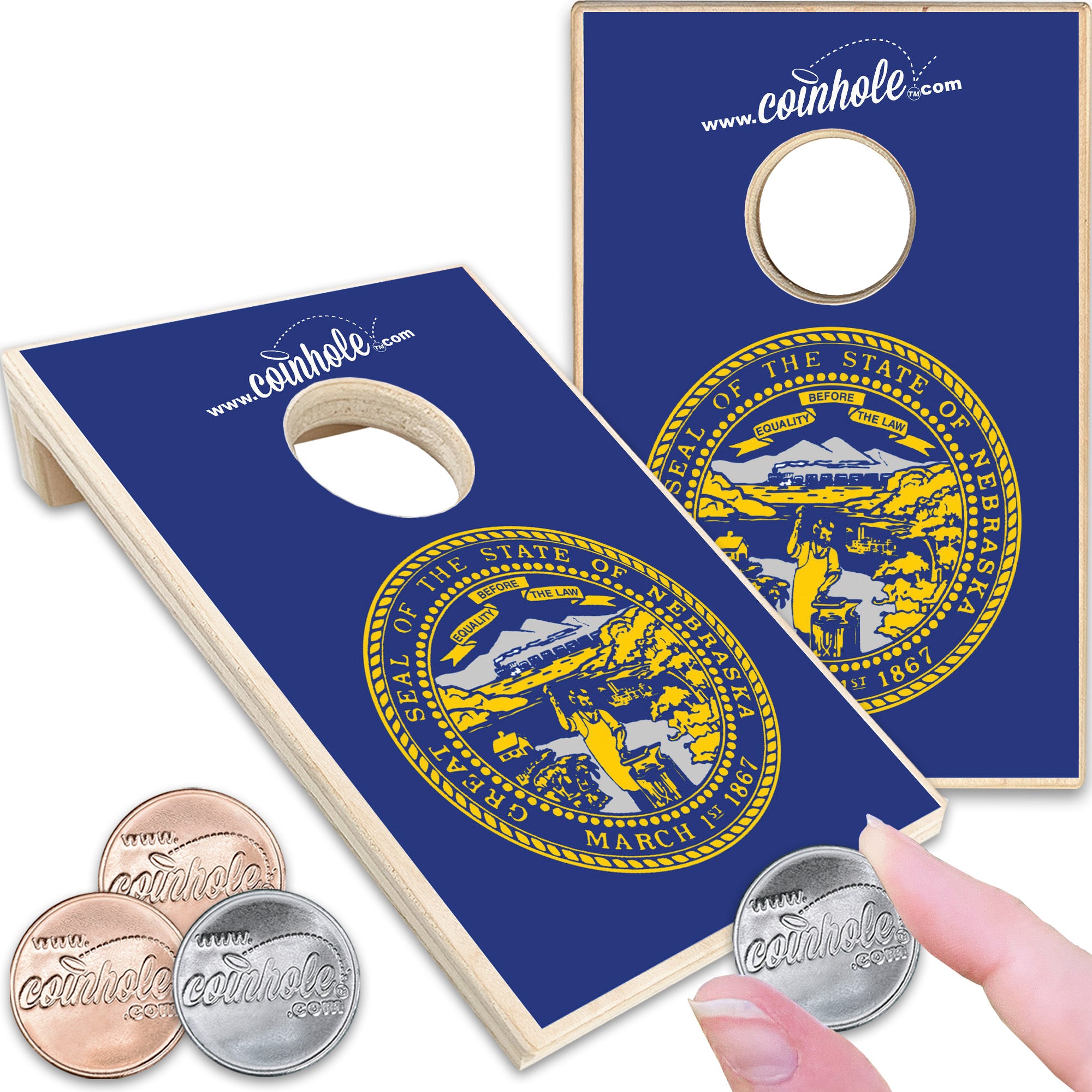 Nebraska State Flag Coinhole®