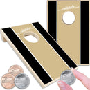 New Gold and Black Stripe Coinhole®
