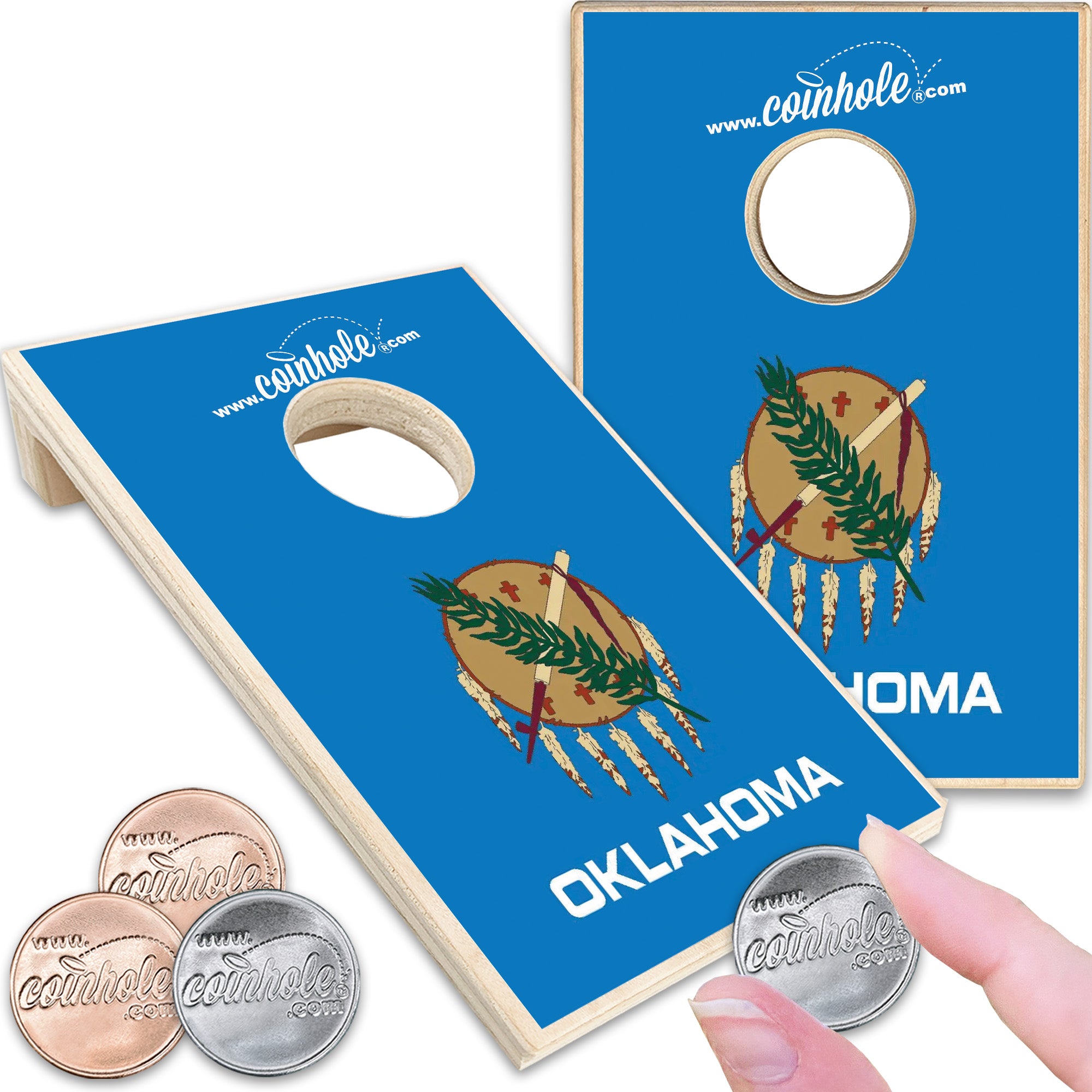 Oklahoma State Flag Coinhole®