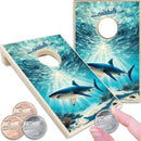 Shark Coinhole® Tabletop Game Set