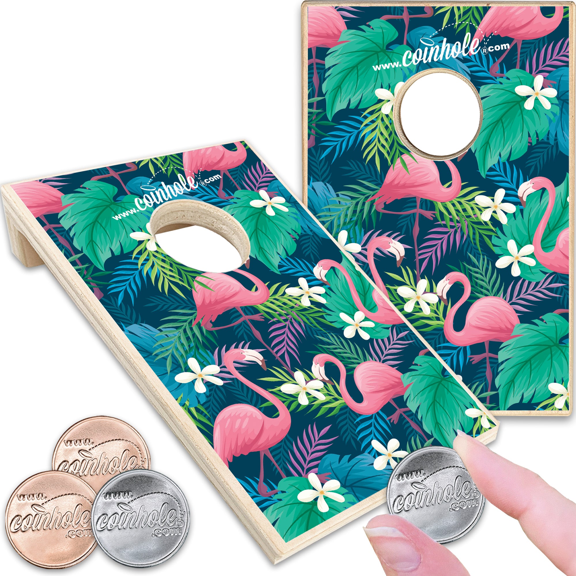 Tropical Flamingo Coinhole®