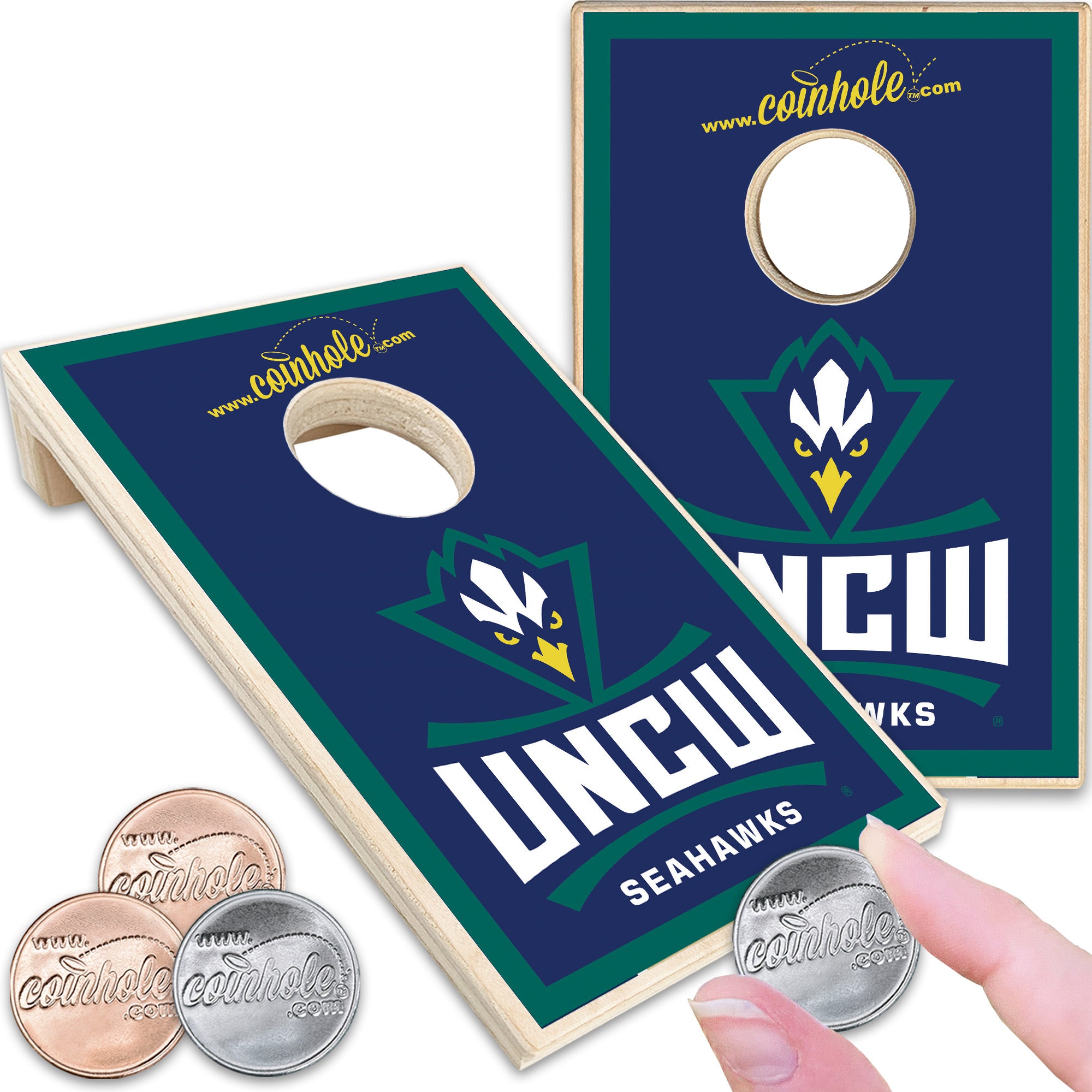 University of North Carolina Wilmington Blue Coinhole®