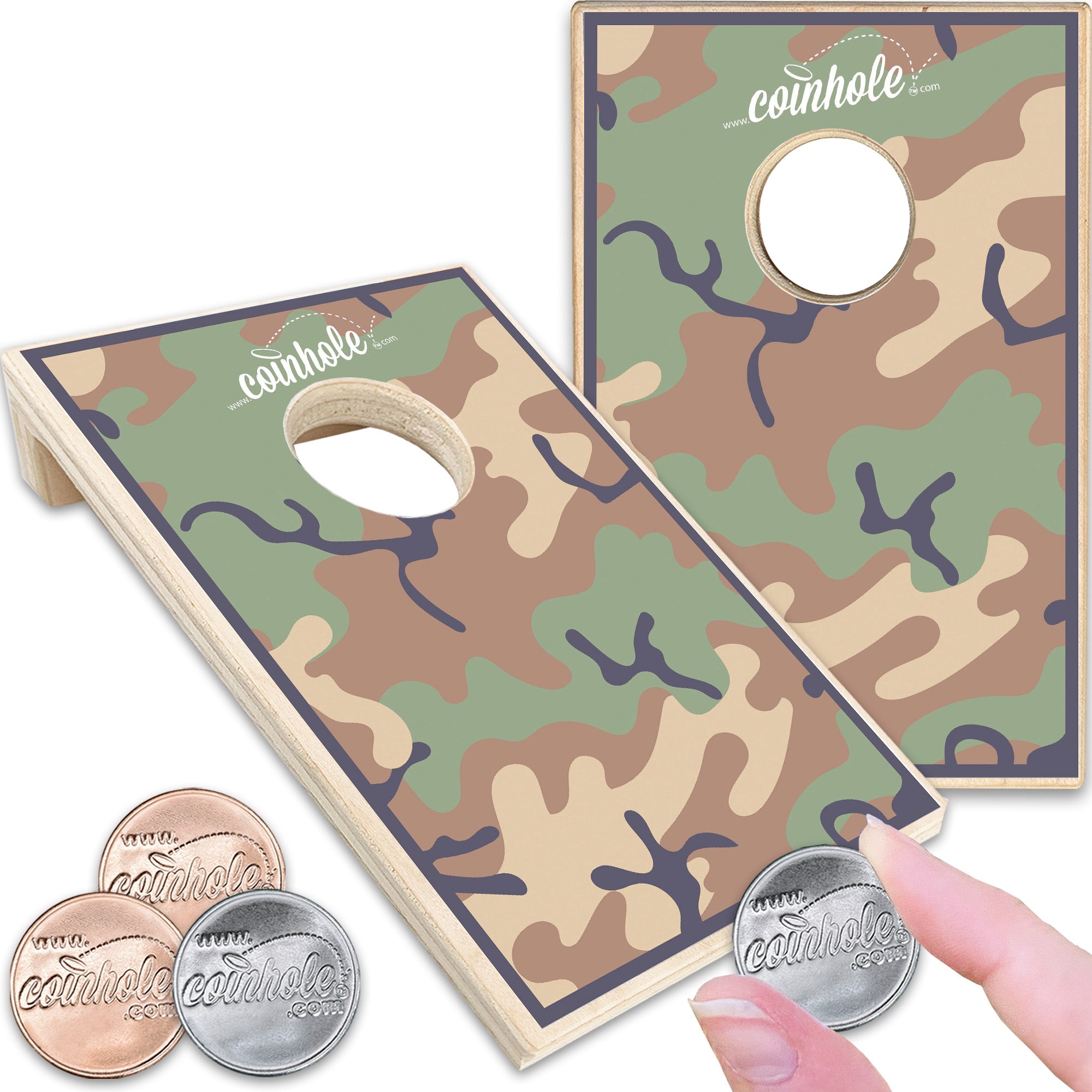 Woodland Camo Coinhole®