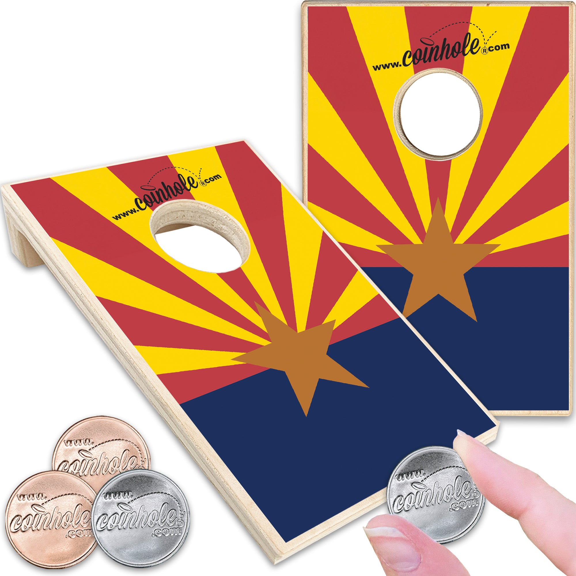 Arizona State Flag Coinhole®