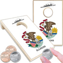 Illinois State Flag Coinhole®