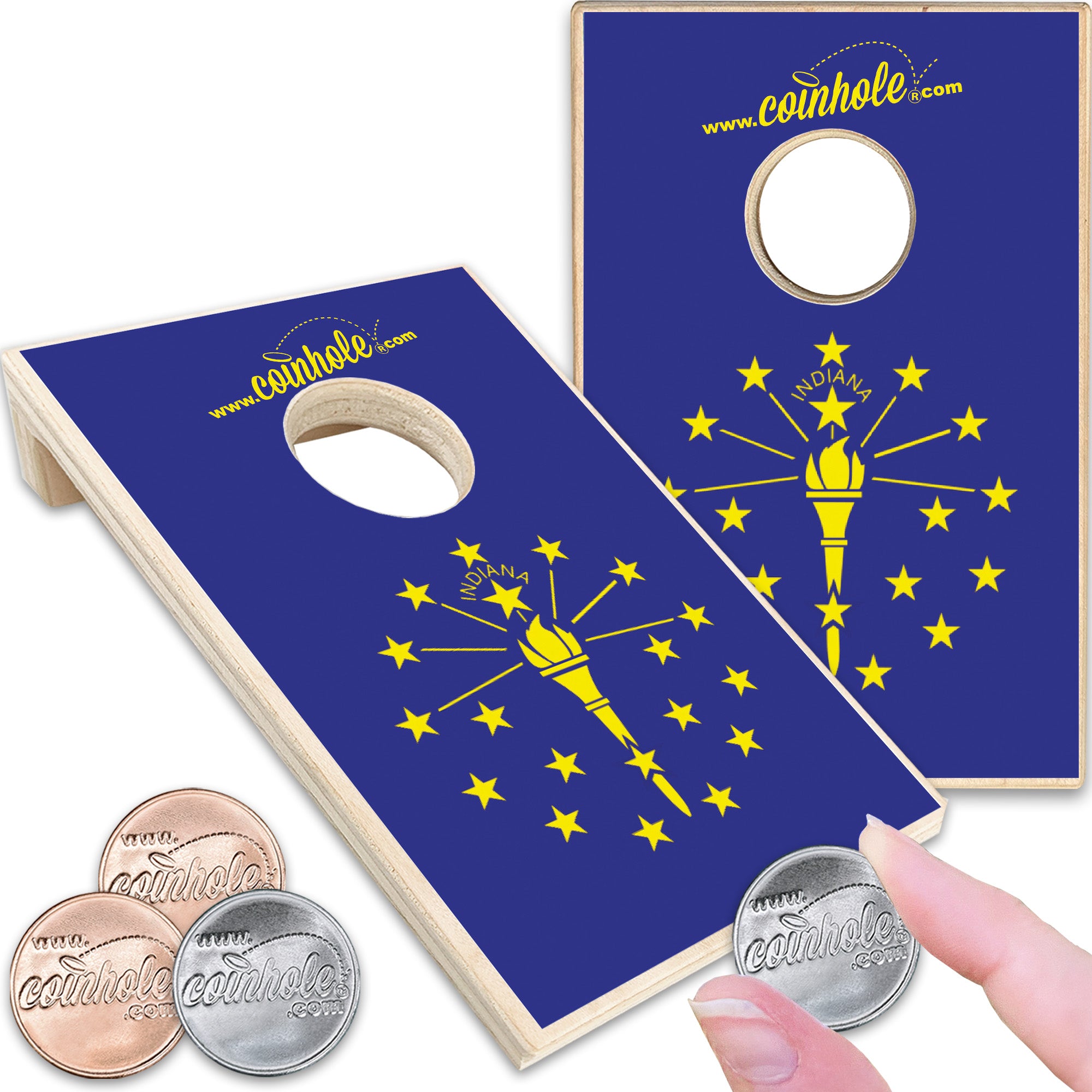 Indiana State Flag Coinhole®