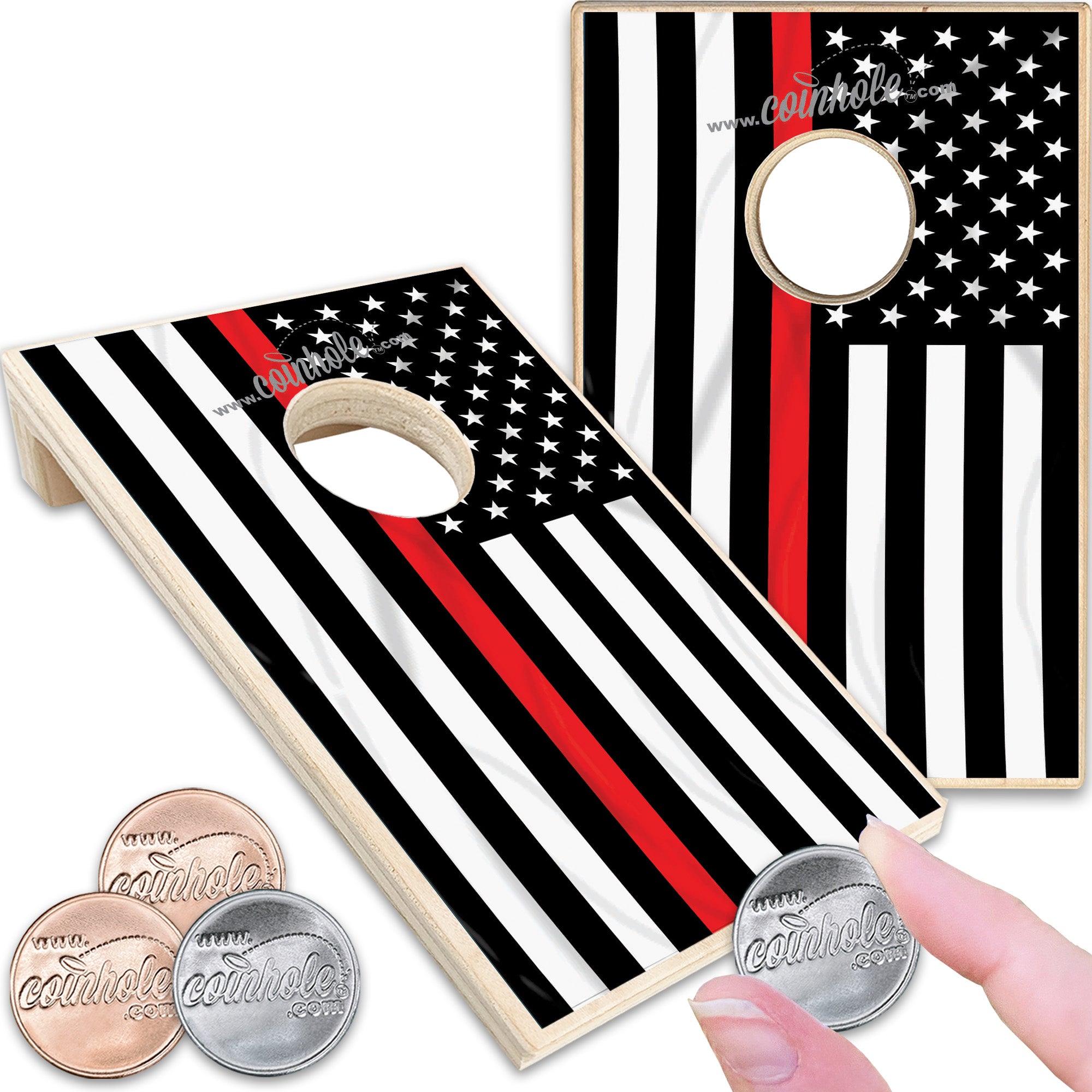 Thin Red Line Fireman Coinhole®