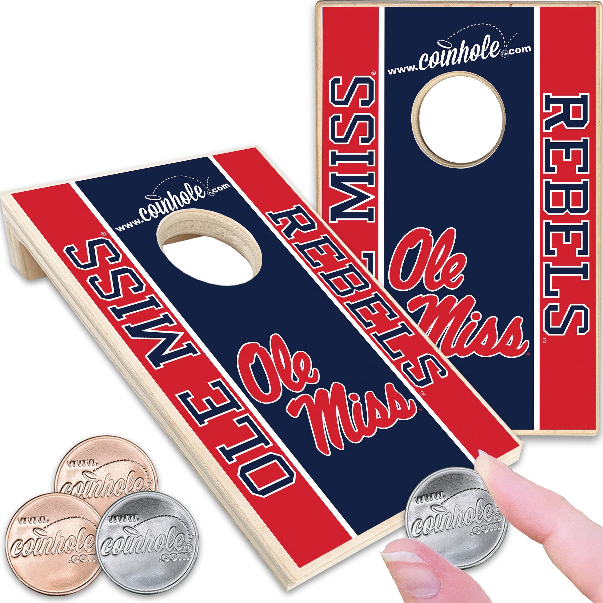 University of Mississippi Ole Miss Coinhole®