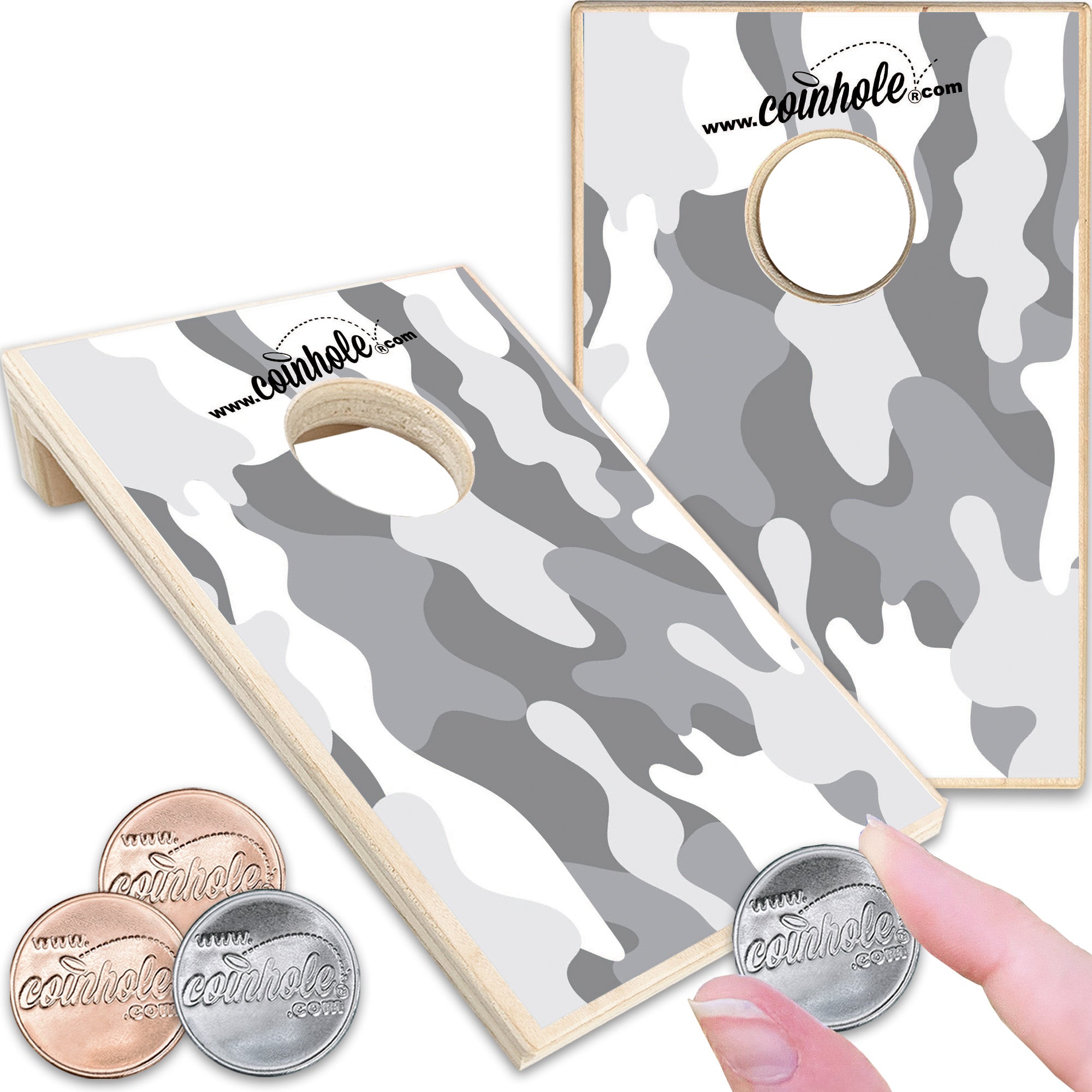 White Camo Coinhole®