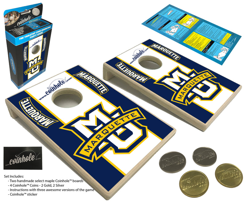 Marquette University Coinhole® Tabletop Game Set