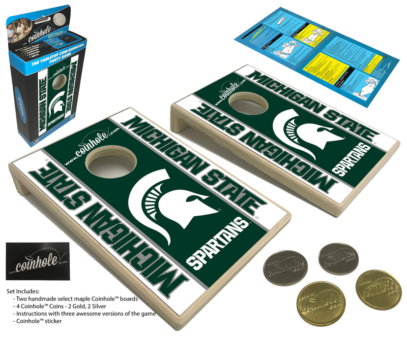 Michigan State Spartans Coinhole Game Set
