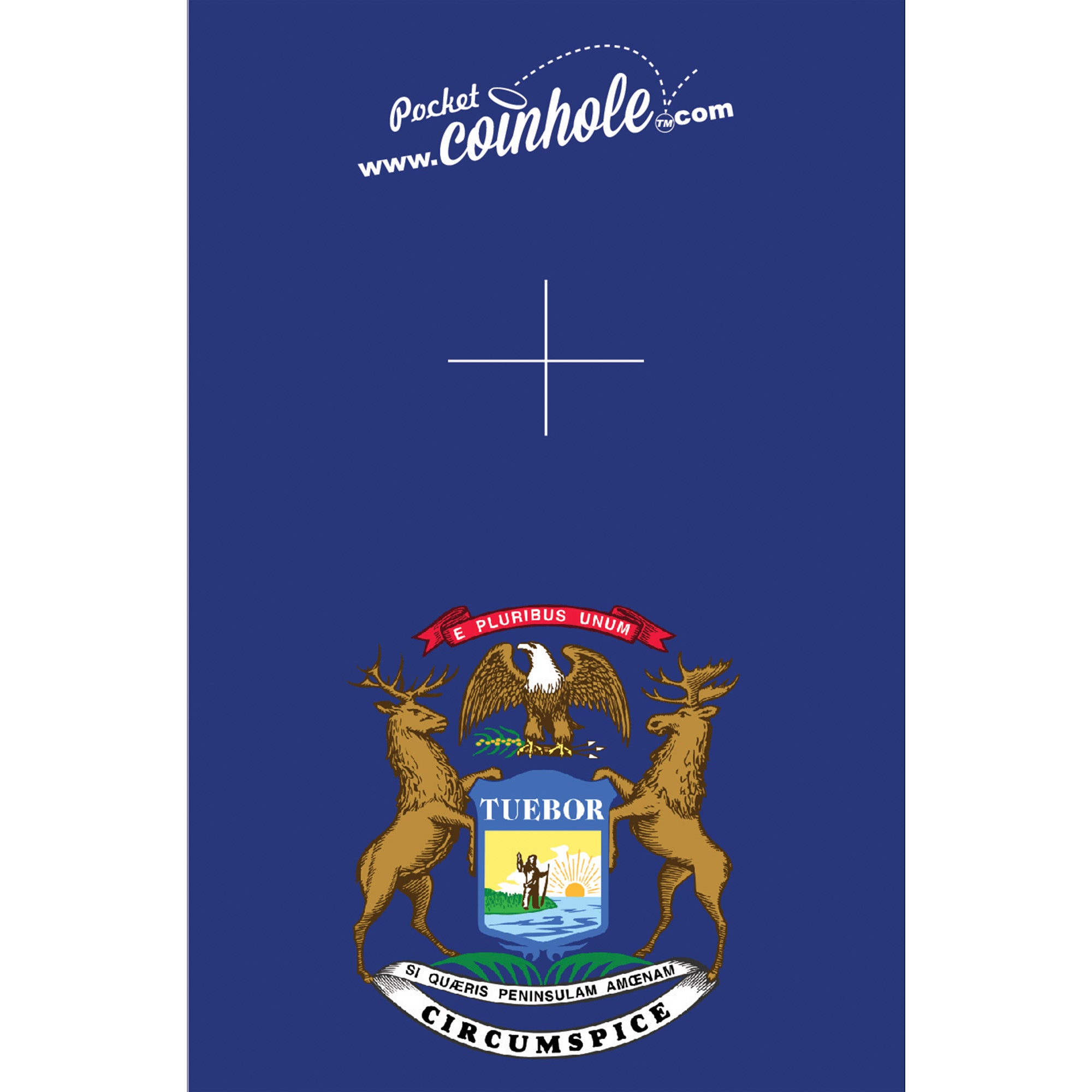 Michigan State Flag Coinhole®