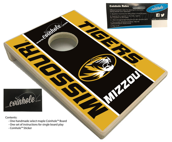 Missouri Tigers Coinhole Board