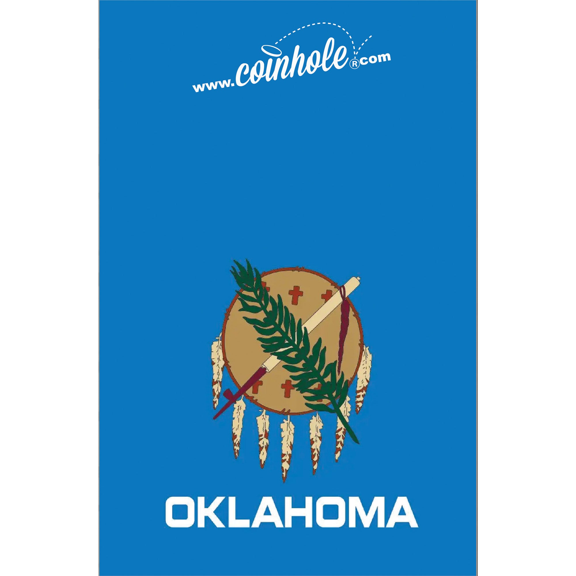 Oklahoma State Flag Coinhole®