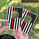 Thin Red Line Fireman Coinhole®