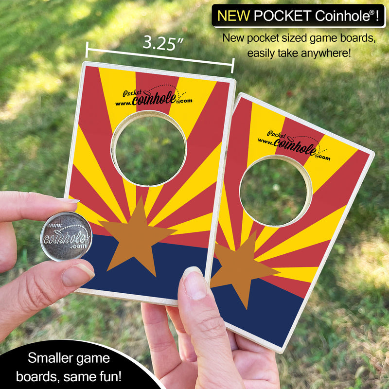 Arizona State Flag POCKET Coinhole®