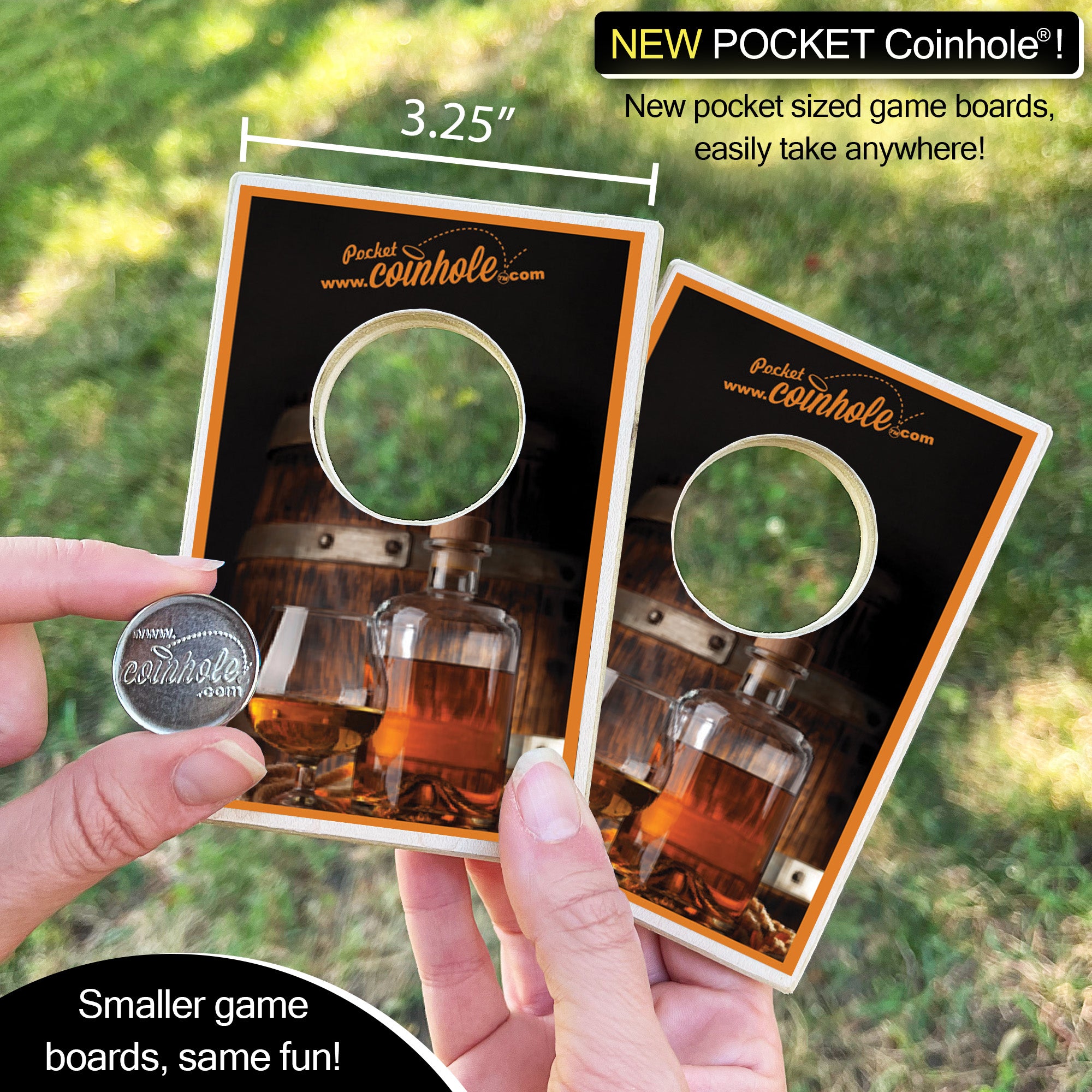 Bourbon/Whiskey Drinker Coinhole®