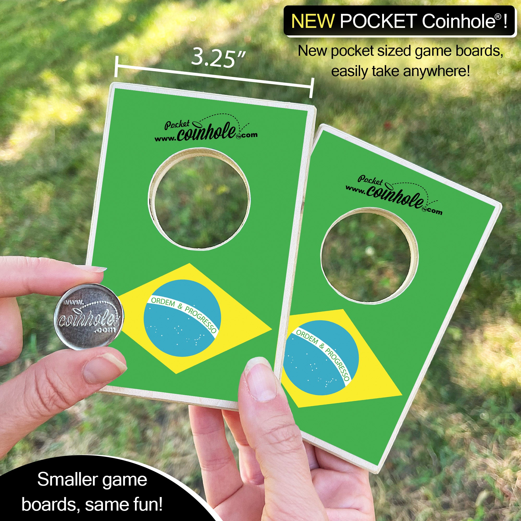Brazil Flag Coinhole®