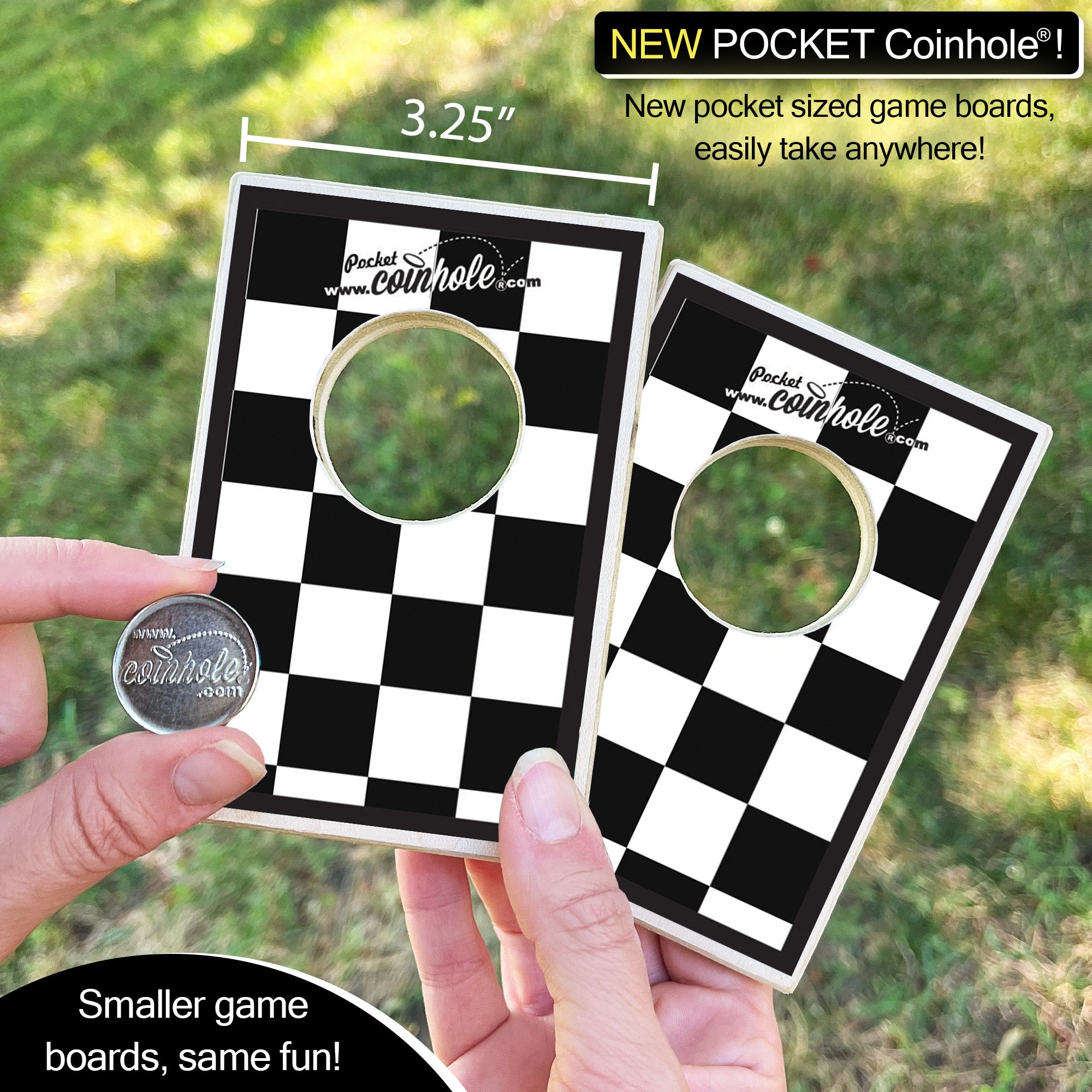 Checker Coinhole®