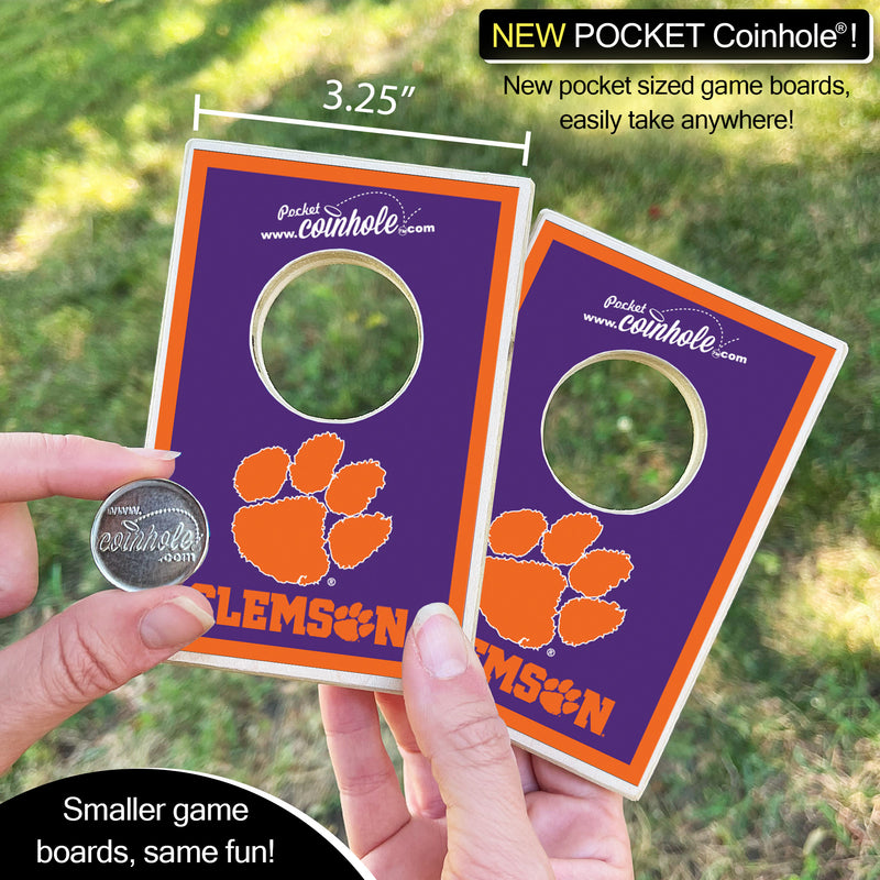 Clemson University POCKET Coinhole®
