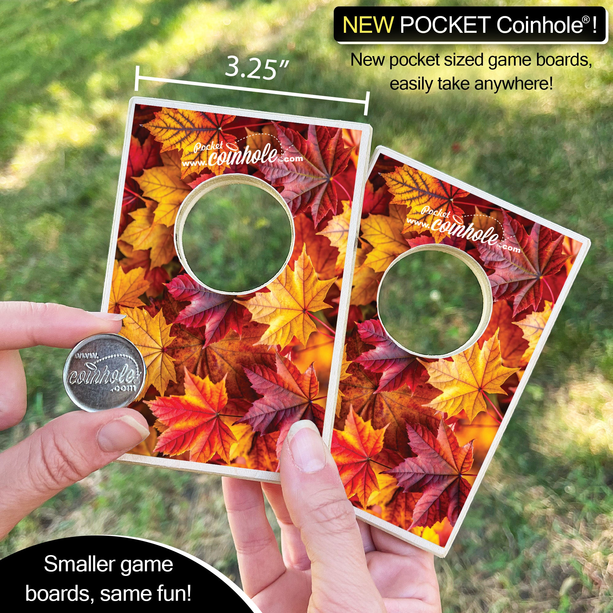 Fall Leaves Coinhole®