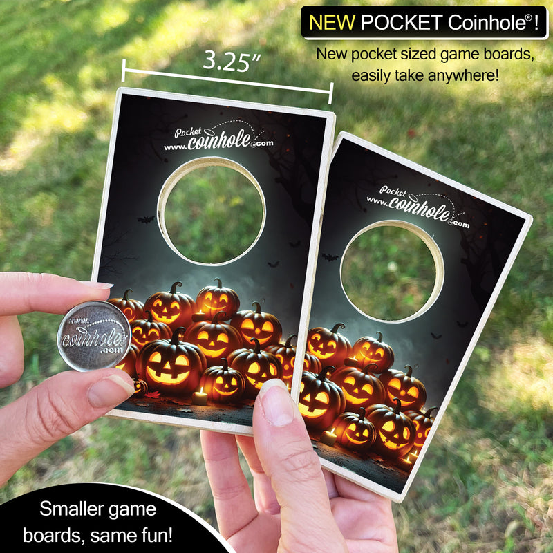 Jack-O-Lantern POCKET Coinhole®