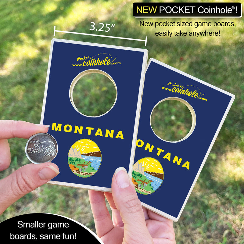 Montana State Flag Coinhole®