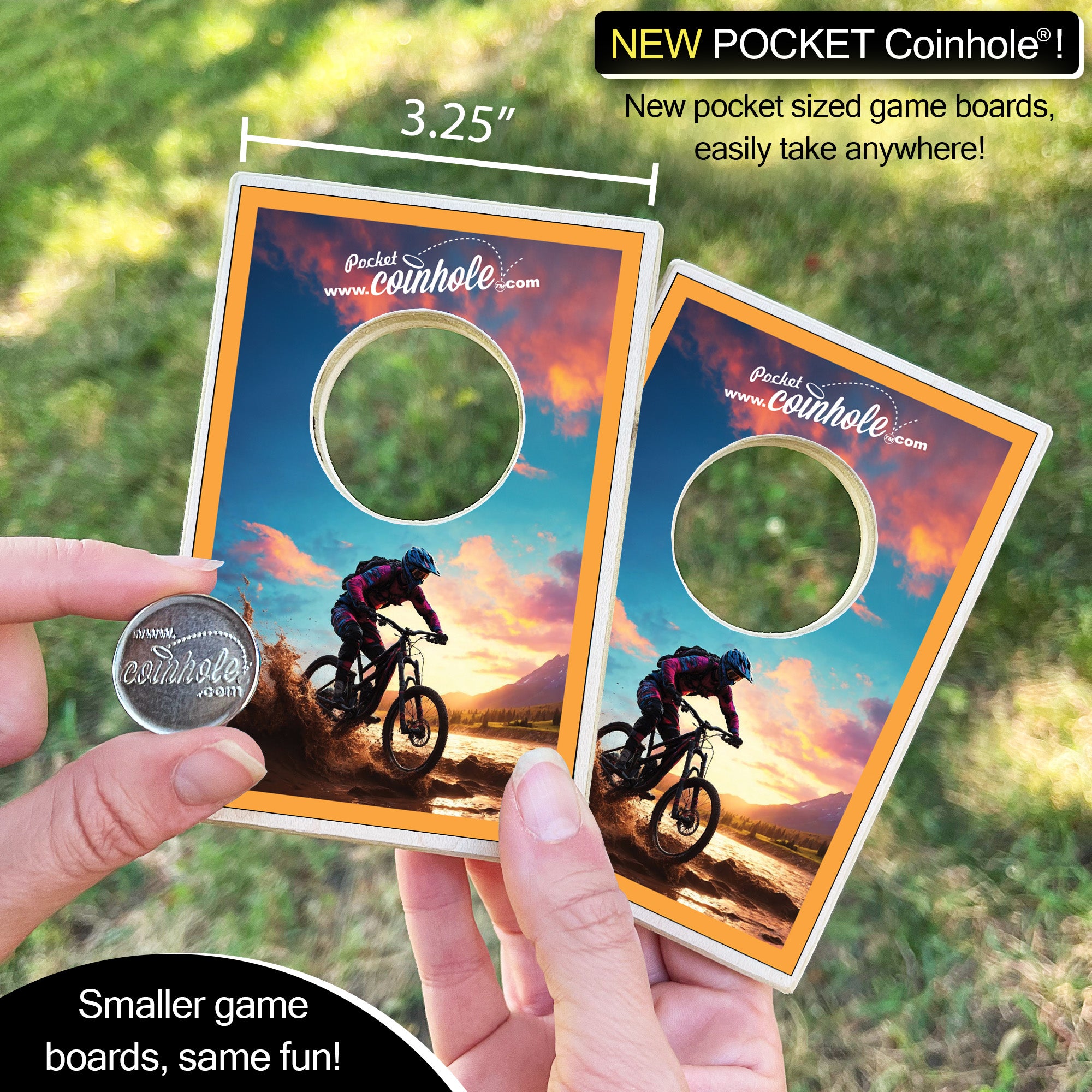 Mountain Biking Coinhole®