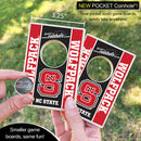 NC State S Black Coinhole®