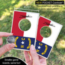 North Carolina State Flag Coinhole®