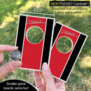 Red and Black Stripe Coinhole®