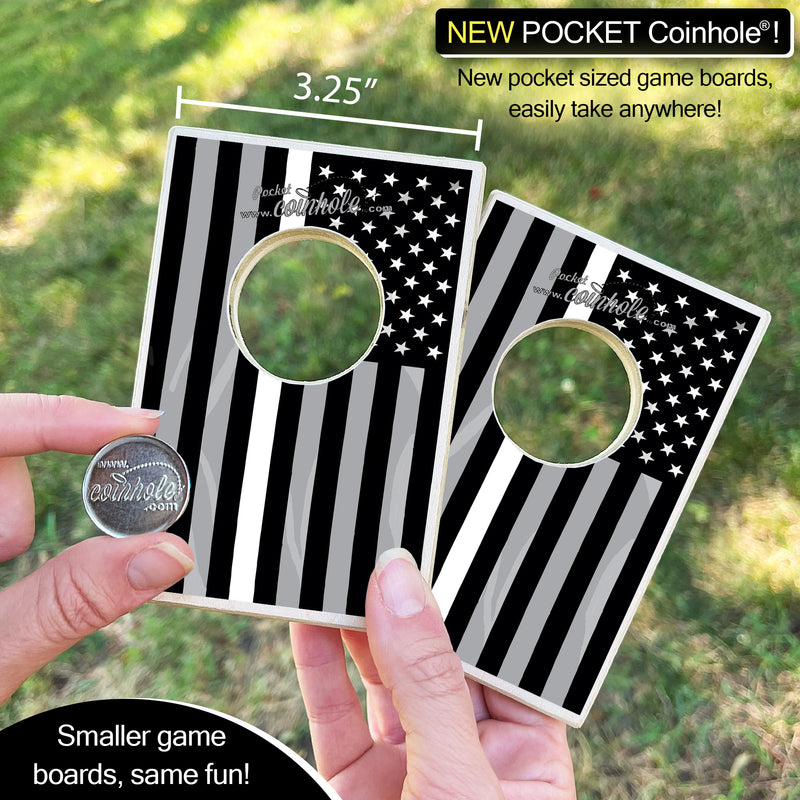 Thin White Line POCKET Coinhole®