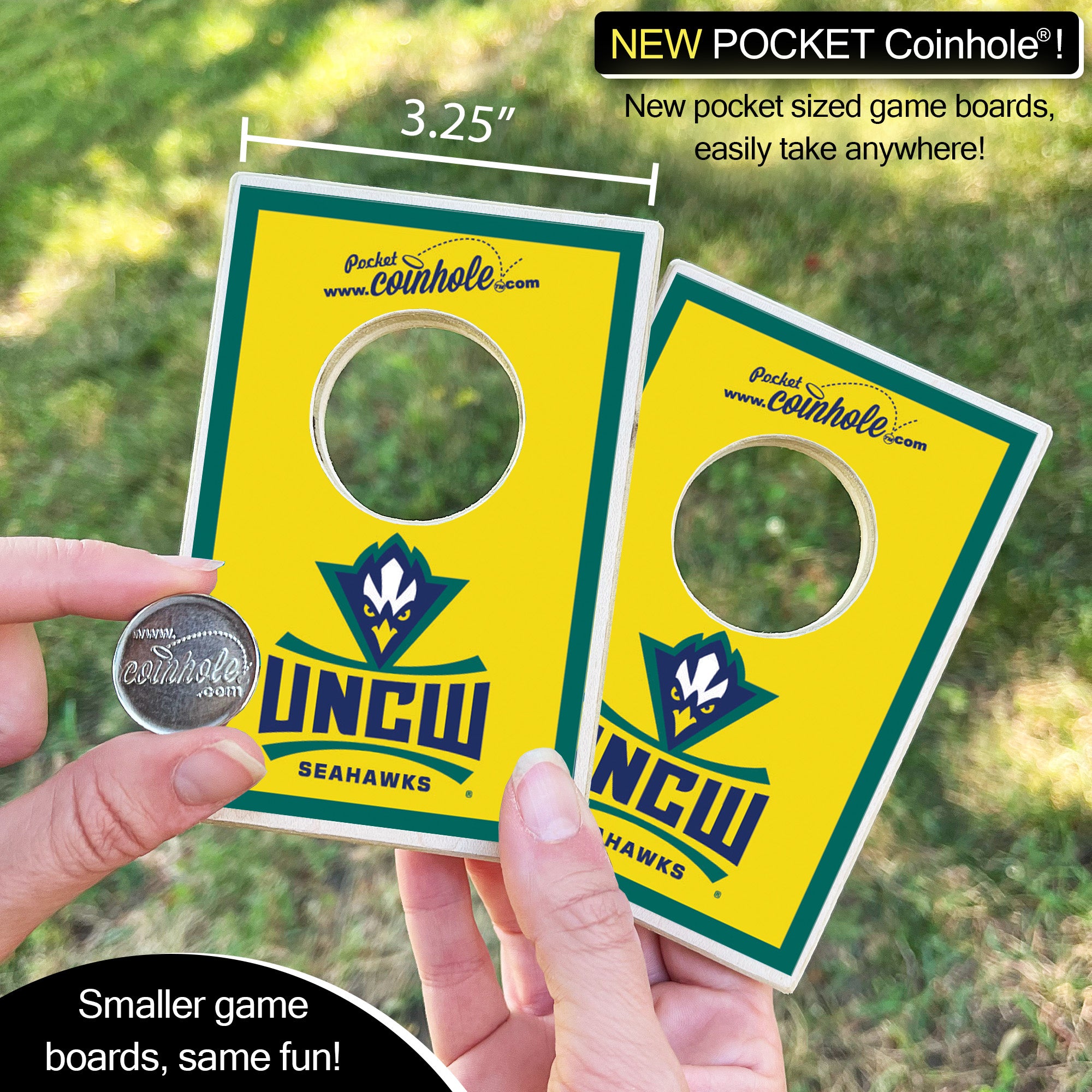 University of North Carolina Wilmington Yellow Coinhole®