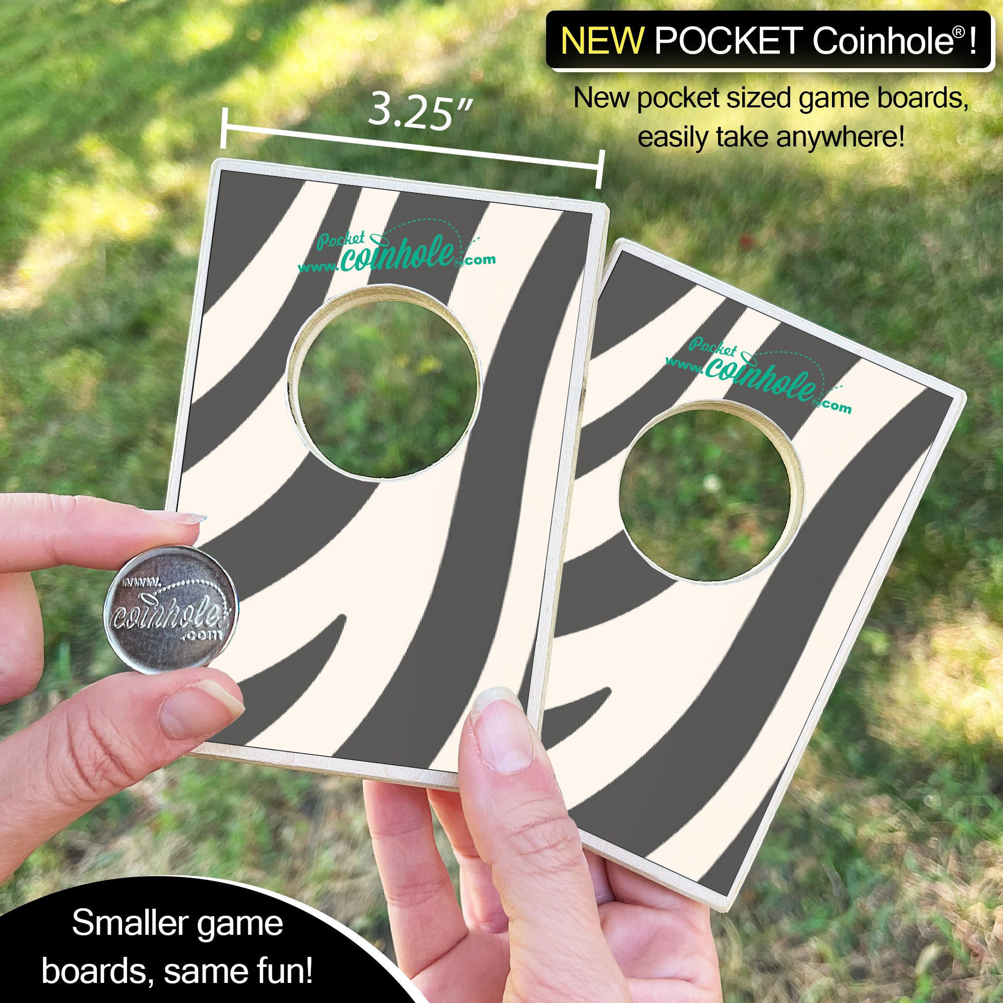 Zebra Coinhole®
