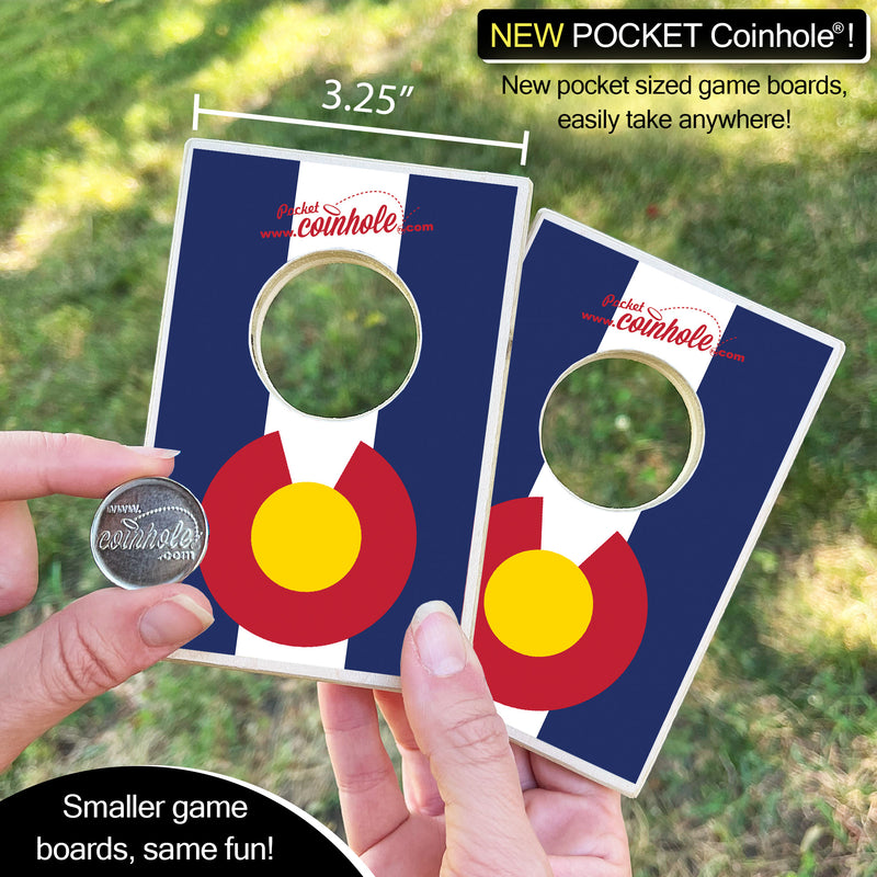 Colorado State Flag POCKET Coinhole®