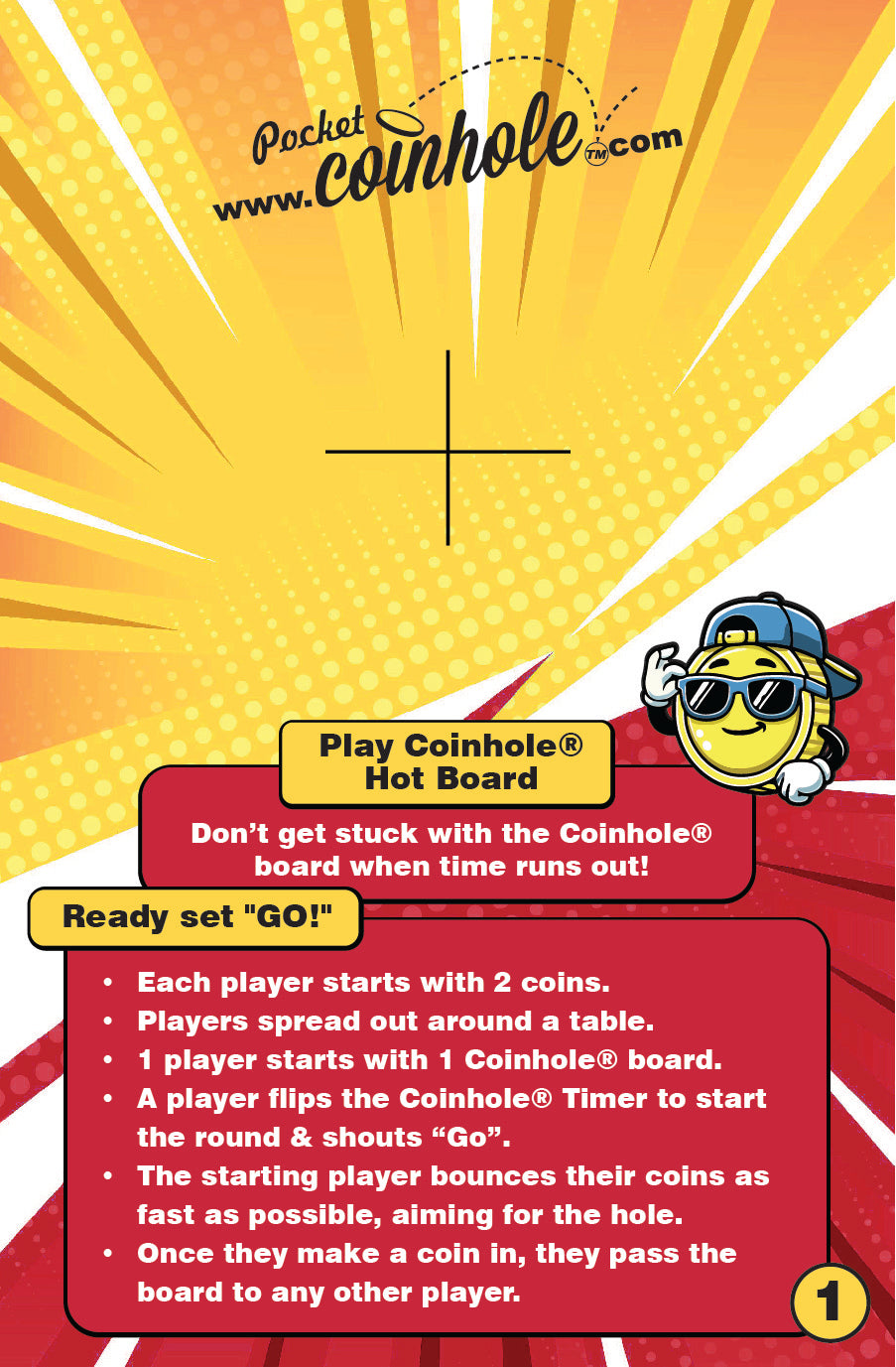 Official Hot Board Rules POCKET Coinhole®