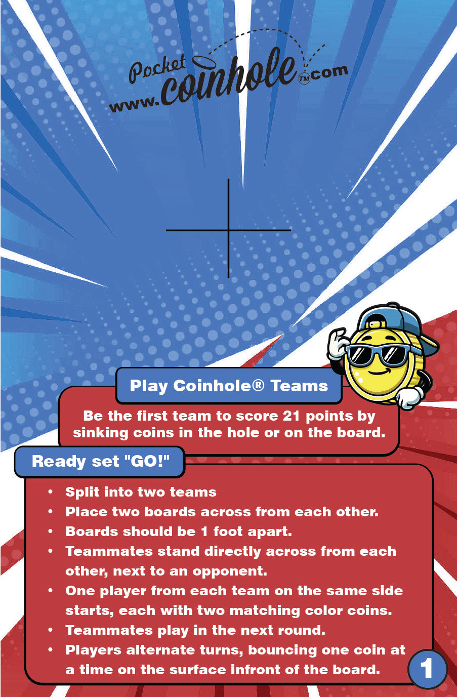 Official Teams Rules POCKET Coinhole®