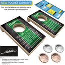 Green and Black Official POCKET Coinhole® (Closeout)