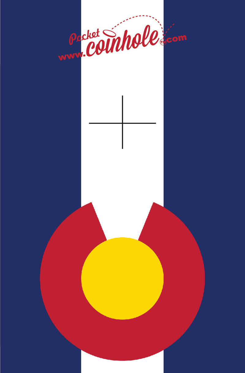 Colorado State Flag POCKET Coinhole®