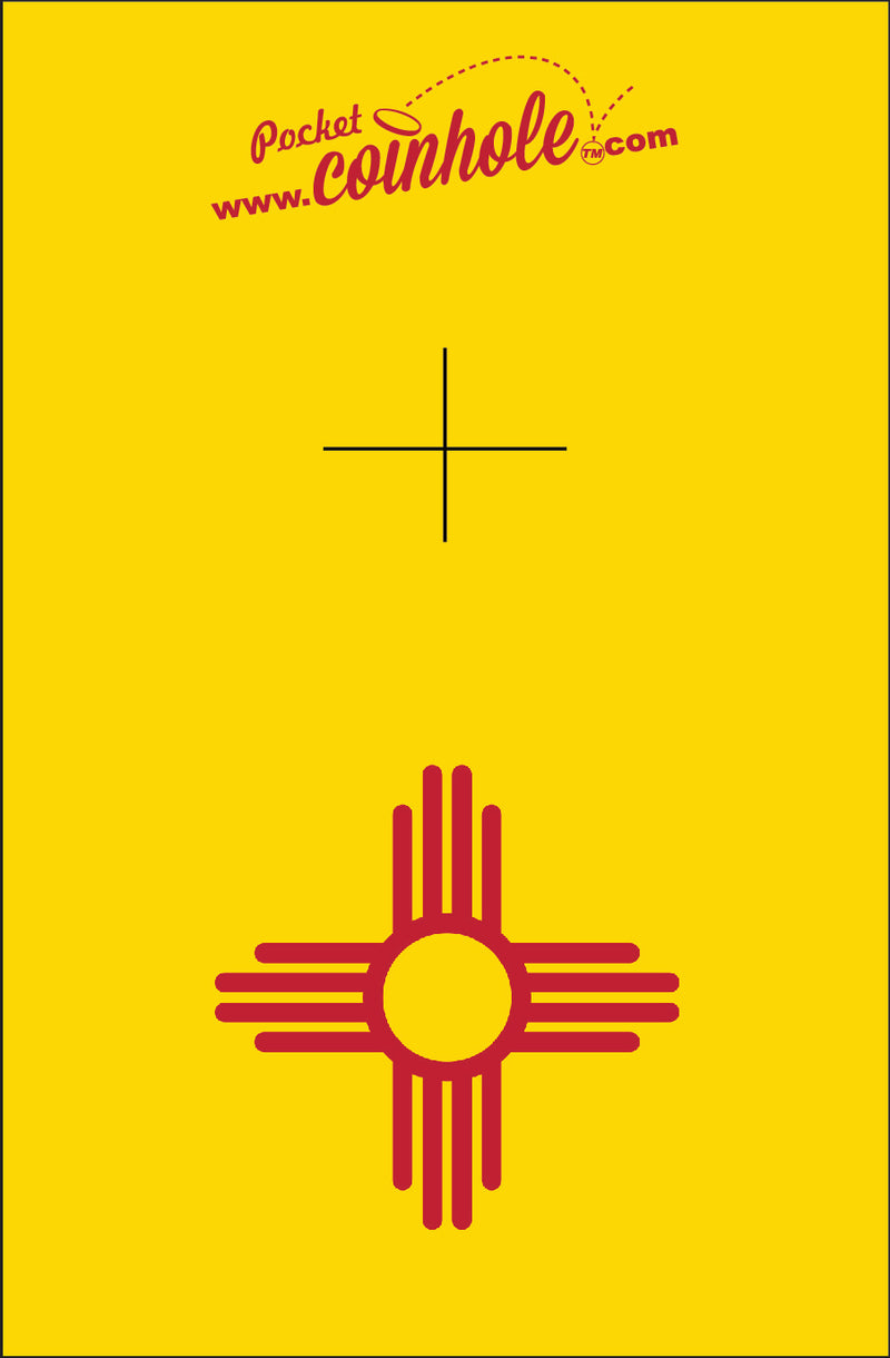 New Mexico State Flag POCKET Coinhole®