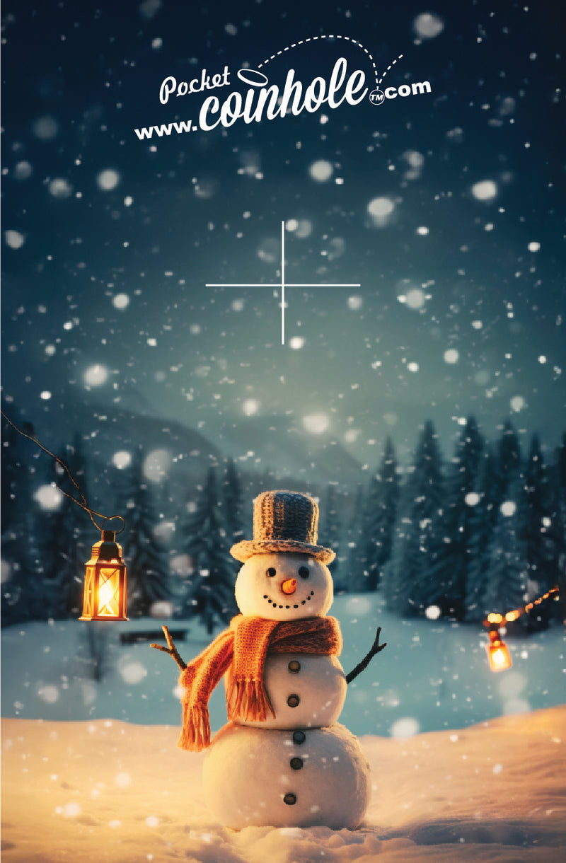 Snowman POCKET Coinhole®