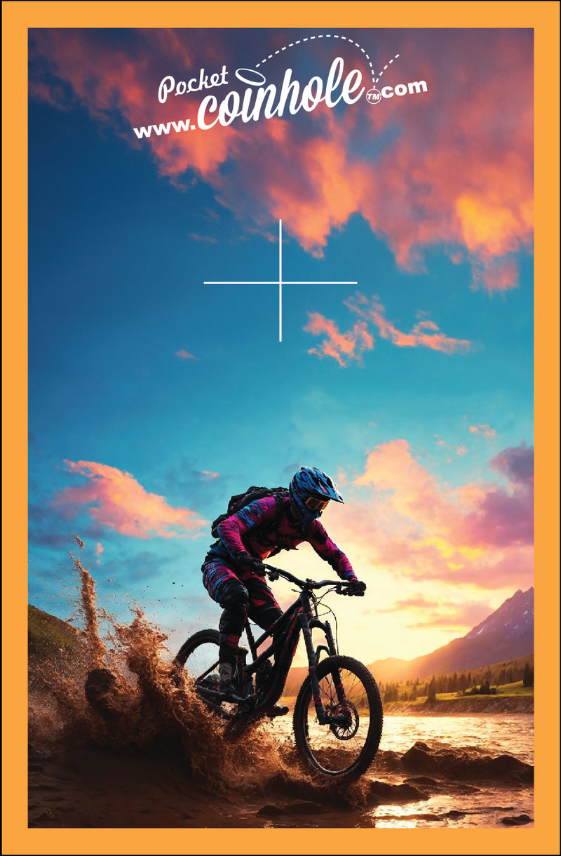 Mountain Biking POCKET Coinhole®