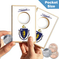Massachusetts State Flag Coinhole®