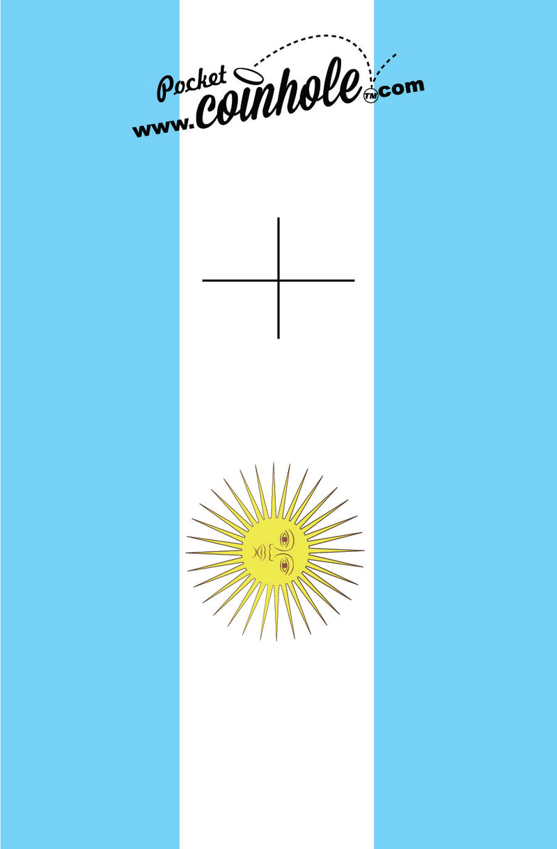 Argentina Flag POCKET Coinhole®