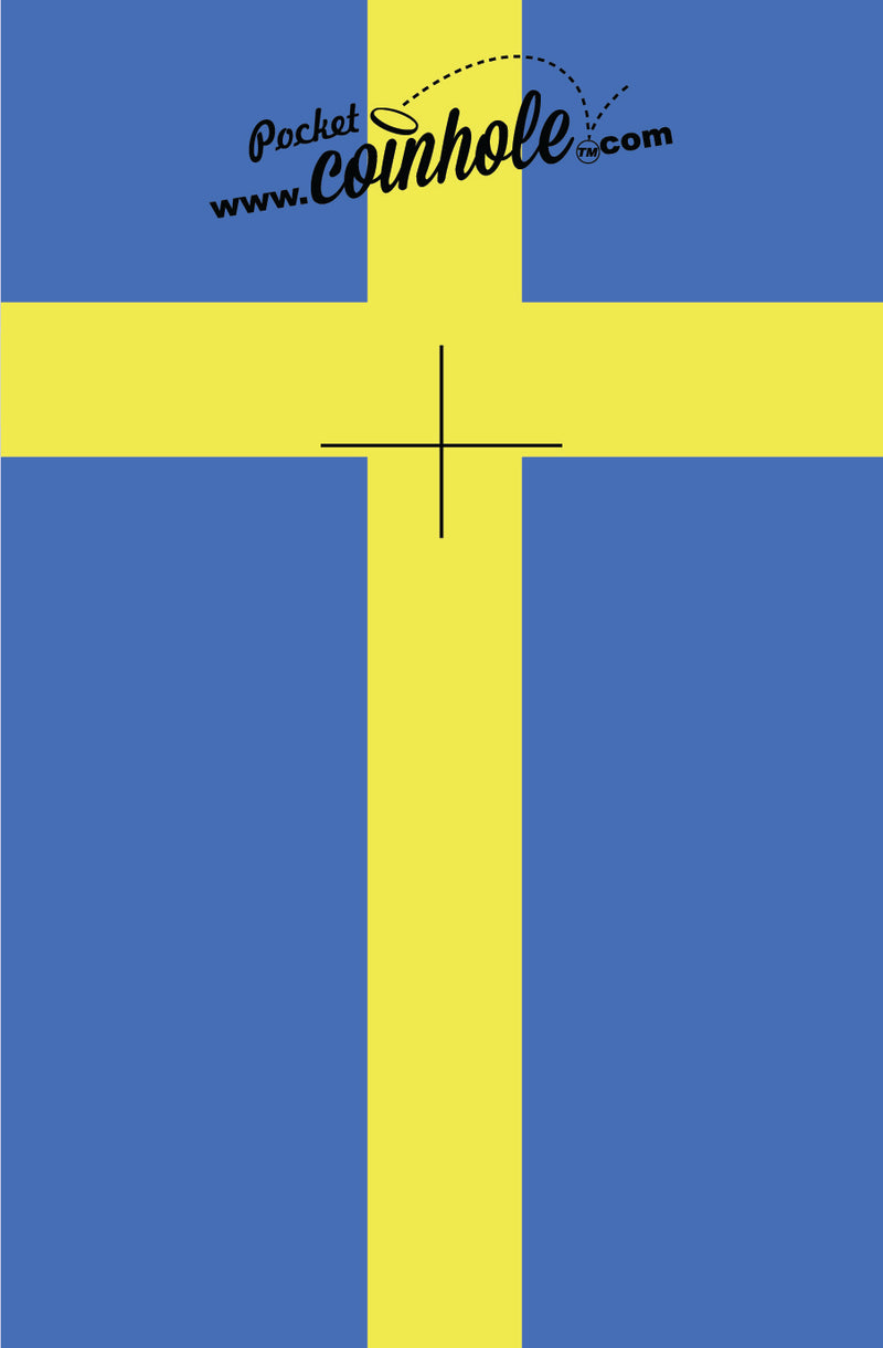 Sweden Flag POCKET Coinhole®
