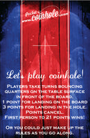 Red & Blue Official POCKET Coinhole® (Closeout)
