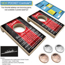 Red And Black Official POCKET Coinhole® (Closeout)